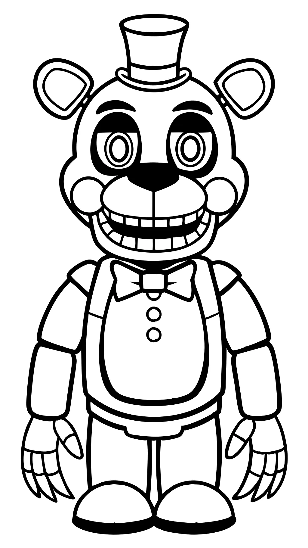 five nights at freddy’s free printable coloring pages